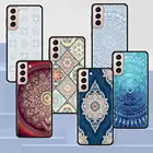 Чехол с индийским узором Мандала для Samsung Galaxy S20 FE S21 Ultra S10 Lite S9 S10e S8 Plus S7 Edge A51 A21s A12, черный мягкий чехол