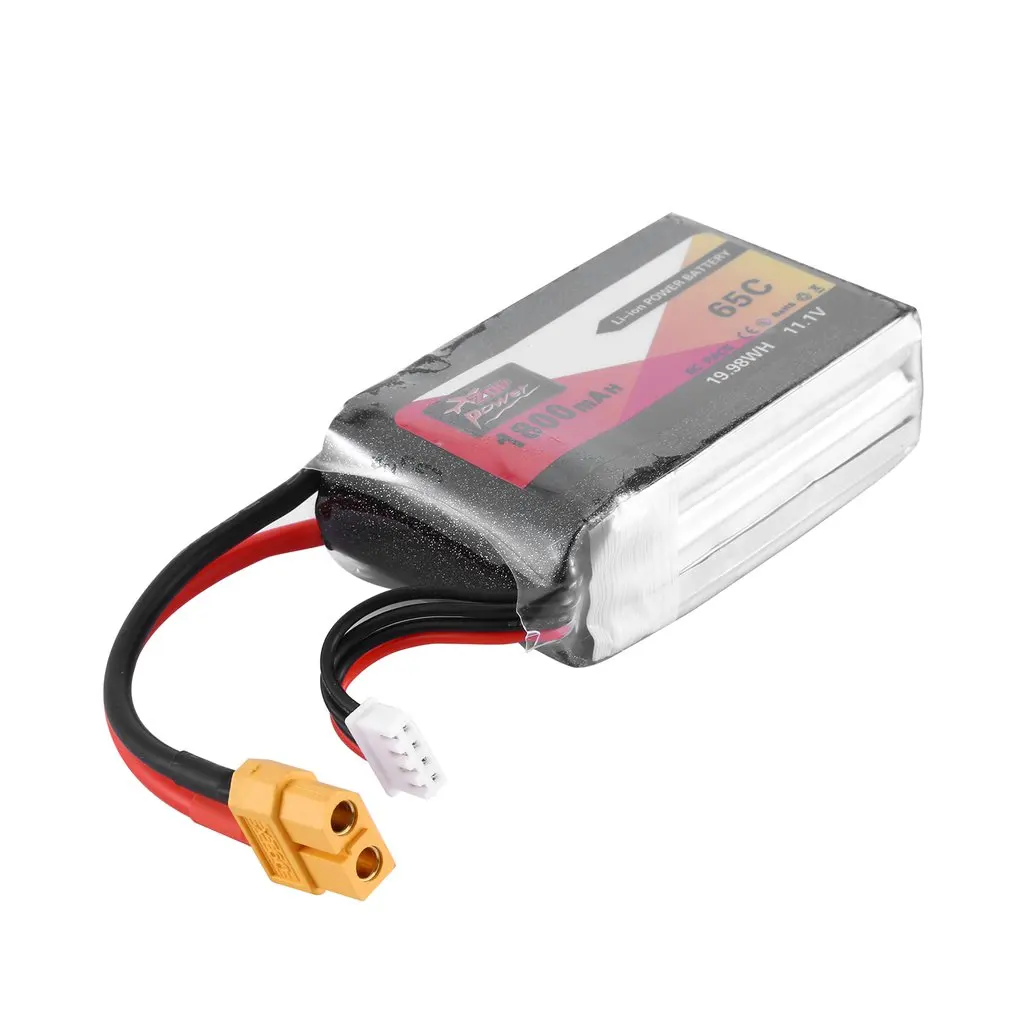 

ZOP Мощность 11,1 V 65C 1800 мА/ч, XT60 штекер FL854458 Lipo Батарея Перезаряжаемые Батарея для скоростного радиоуправляемого вертолета RC лодка