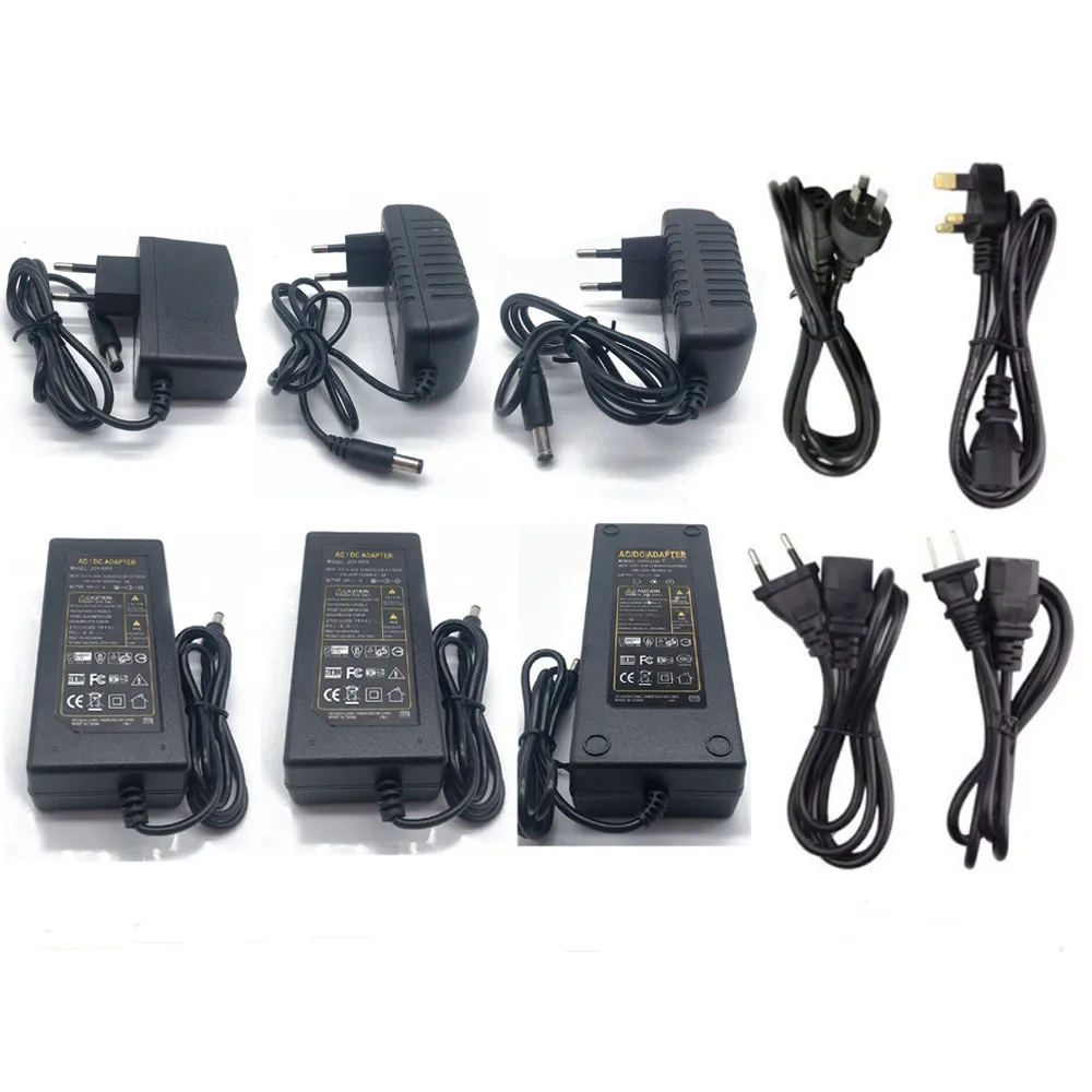 Светодиодный Питание адаптер DC5V / DC12V DC24V 1A 2A 3A 5A 7A 8A 10A для 5V 12V 24V светодиодный