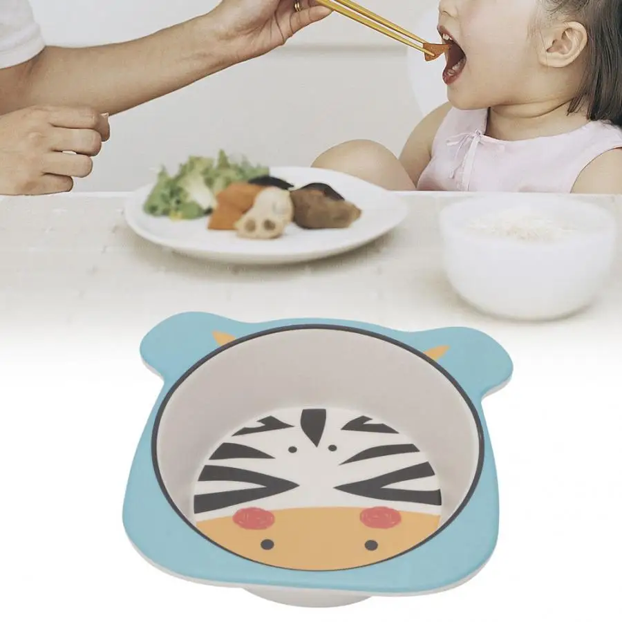 3 шт./лот детская милая столовая чаша из бамбукового волокна набор детской посуды