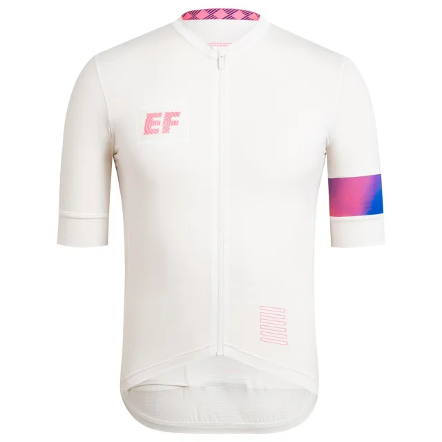 EF EDUCATION FIRST PRO TEAM с коротким рукавом для велоспорта летняя одежда для велоспорта ROPA CICLISMO с POWER BAND Размер XS-4XL - Цвет: Белый