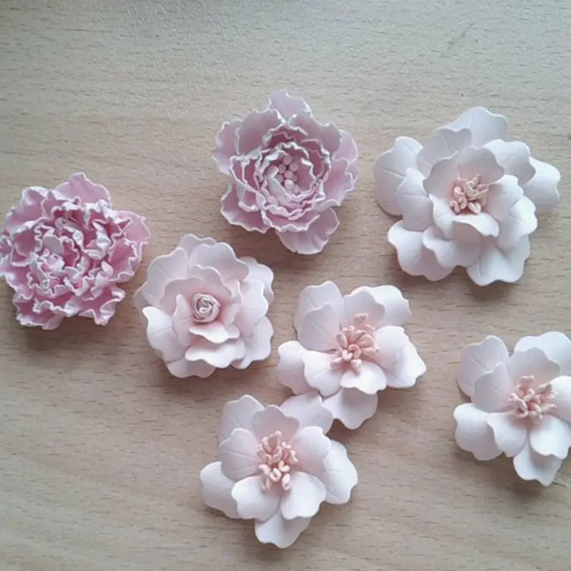 Три пресс формы &quotЦветок&quot трафарет для скрапбукинга &quotсделай сам&quot штамп