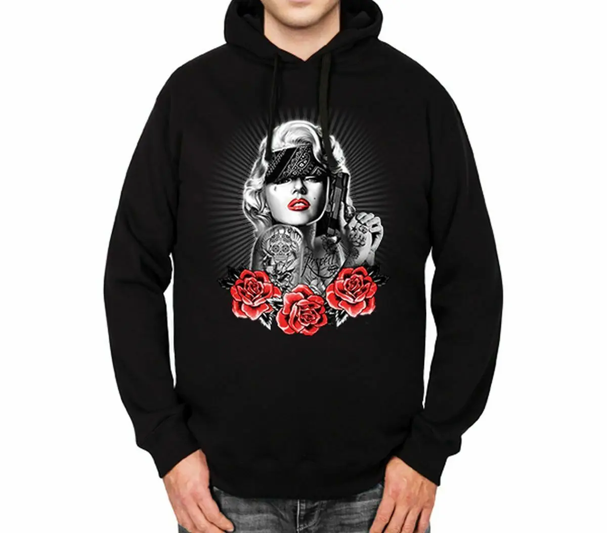 

Мужская толстовка с капюшоном Marilyn Monroe