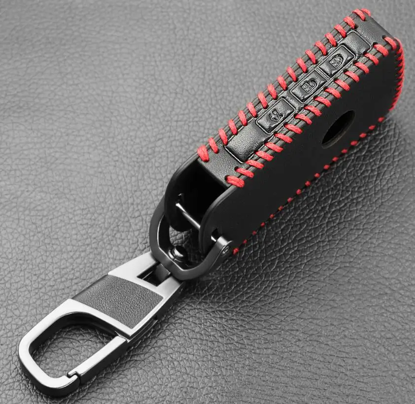 Кожаный чехол для автомобильного ключа дистанционного управления Mazda 3 2019 2020 Alexa