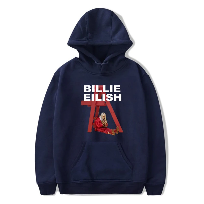 Зимняя негабаритная толстовка с капюшоном, пуловер, толстовка Billie Eilish, Женская Толстовка Poleron Mujer,, Ulzzang, длинный рукав, с капюшоном, уличная одежда