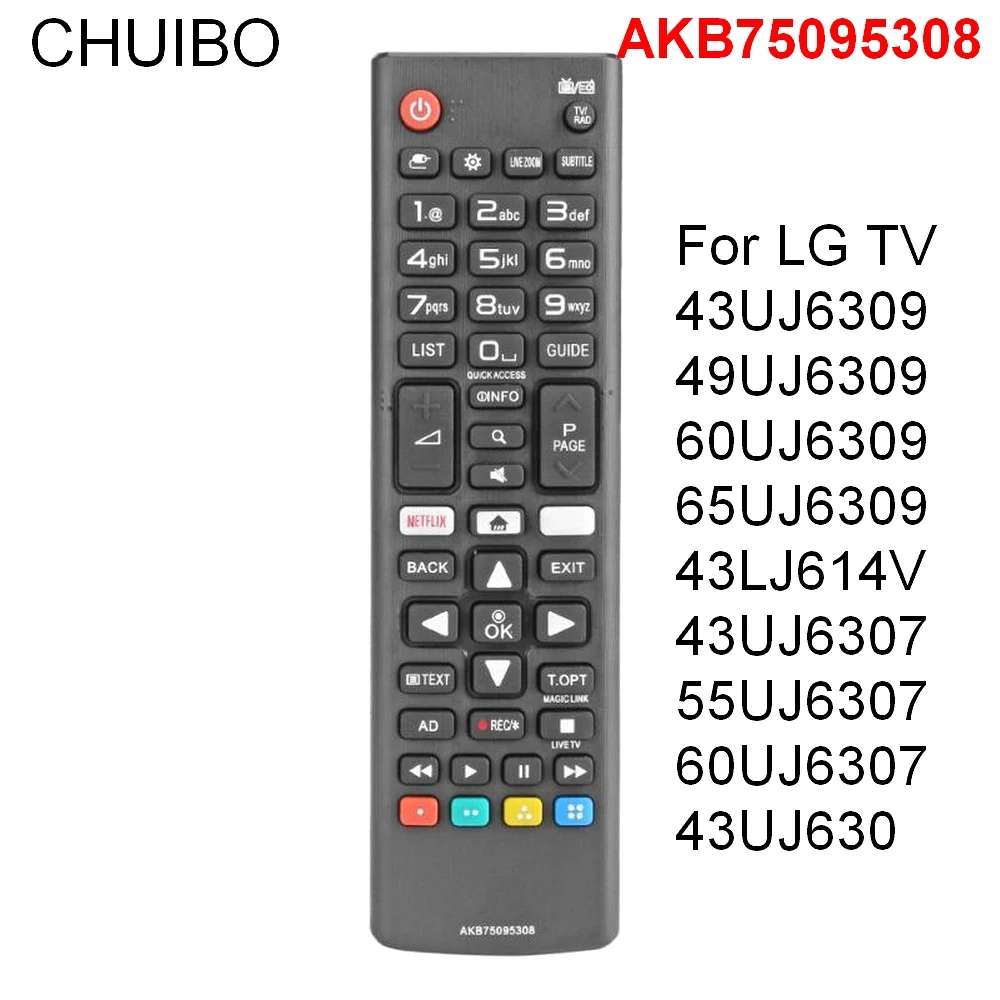 Универсальный пульт дистанционного управления AKB75095308 для LG Smart TV 43UJ6309 49UJ6309 60UJ6309