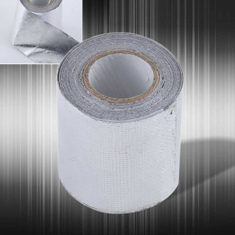 25 м Автомобильная клейкая Серебряная Барьерная лента высокотемпературная