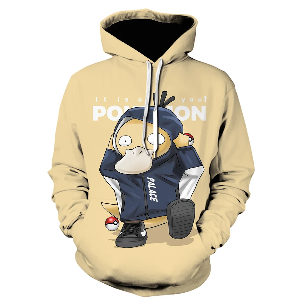 

Fall 2021 Pokemon Cute Men's Hoodie Luminous Hoodie Sweatshirt Casual Anime Sweater