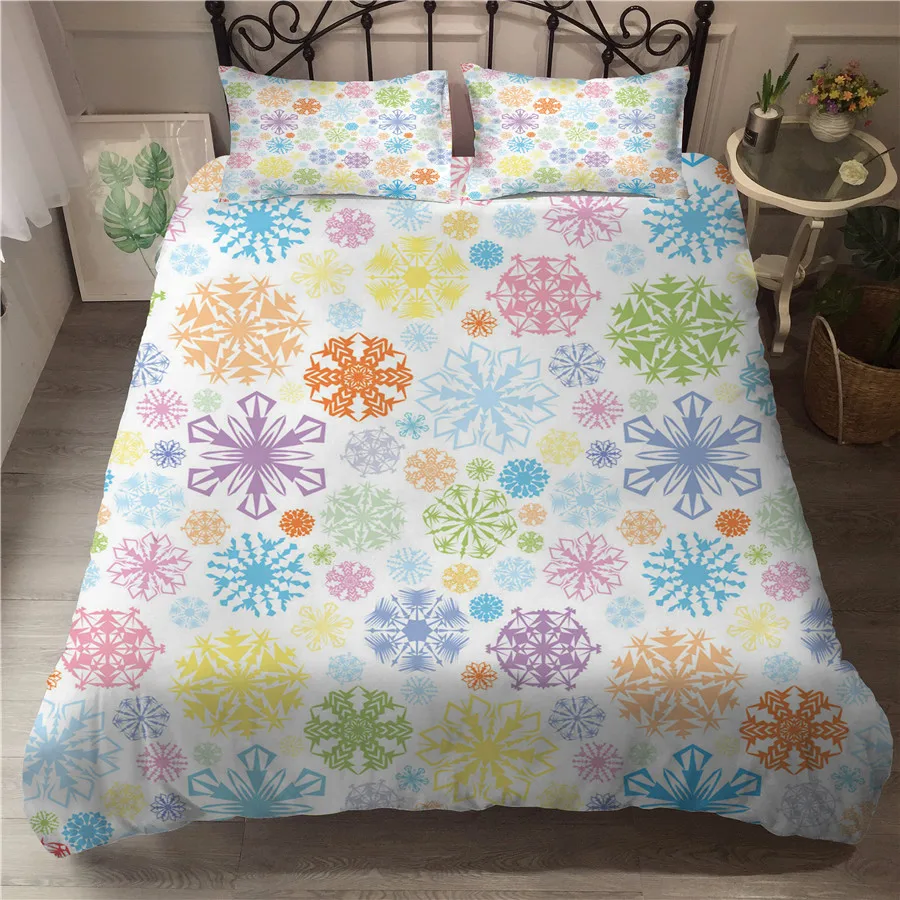 

Комплект постельного белья с 3D-принтом, с наволочкой # XH02