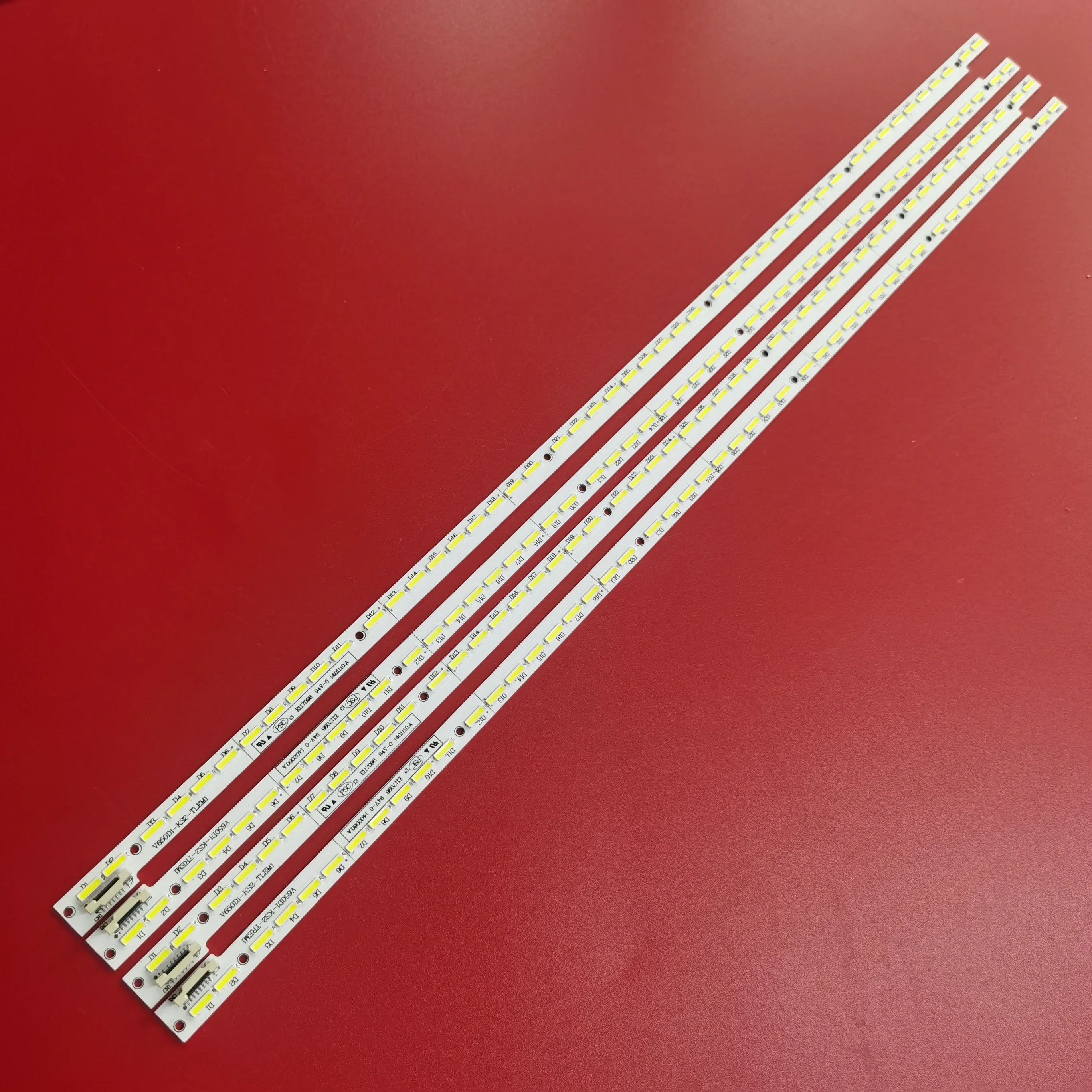 

2pcs LED backlight Strip 48Lamp 406mm For V650D1-KS1-TLEM2/TREM2 LED65X8100DE