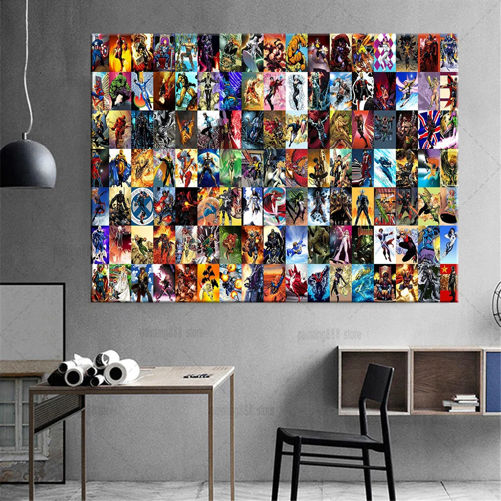 

Disney Marvel Comics Iron Man Canvas Painting Print Marvel Superheroes Film Wall Art Kid Living Room Picture Poster Home Decor