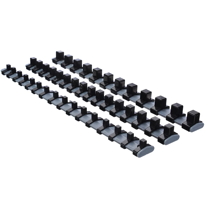 3 шт./компл. 1/4 &quot3/8" 1/2 "Пластик разъем лоток рейка для хранения мелких