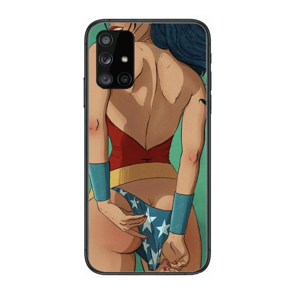 

sexy beautiful girl Phone Case Hull For Samsung Galaxy A 90 50 51 20 71 70 40 30 10 80 E 5G S Black Shell Art Cell Cover