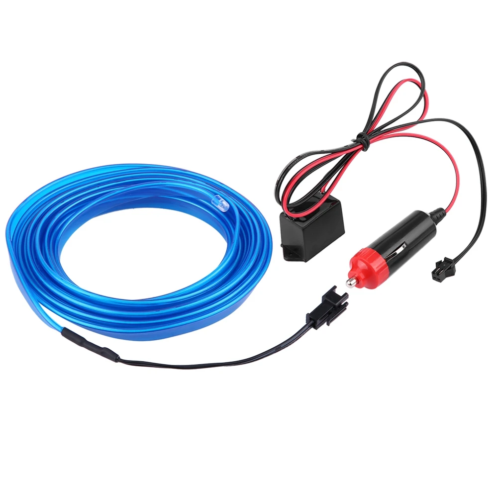 

DC 12V low power Car Panel Neon Lamp Strip Blue Cold LED Light Interior Atmosphere Lamp Light Trim Auto Accessorie