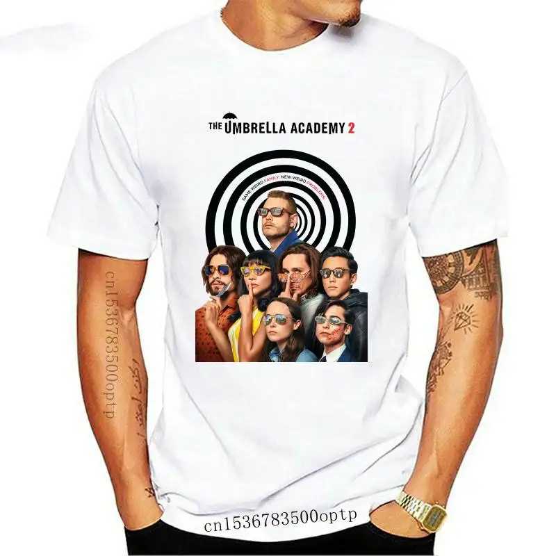 New Hot Cartoon The Umbrella Academy T Shirt Men Funny Diego Cha-Cha Graphic Tees Harajuku Summer Tops Fashion Unisex Tshirt Mal