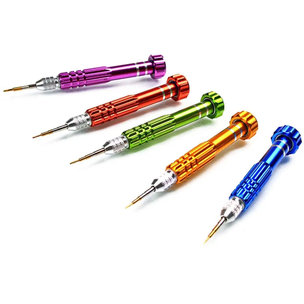 

5 in 1 Alloy Magnetic Disassemble Open Repair Screwdriver Tool Set for Cell Phones Eletronic Devices