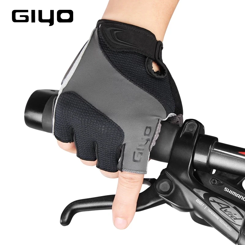 

GIYO Bicycle Gloves Half Finger Outdoor Sports Gloves For Men Women Gel Pad Breathable MTB Road Racing Riding Cycling Gloves DH