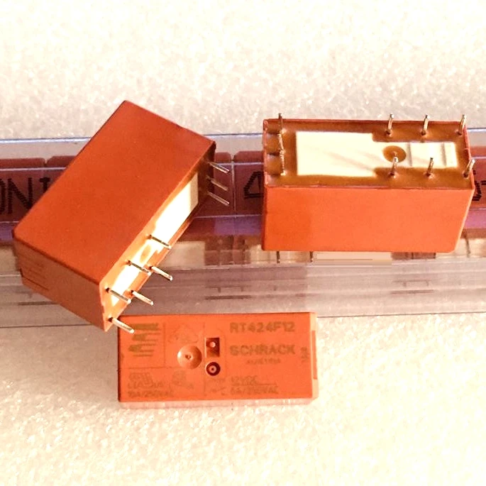 

5PCS TE SCHRACK RT424F12 RT424F24 9PIN 12V 24V relay Brand new and original