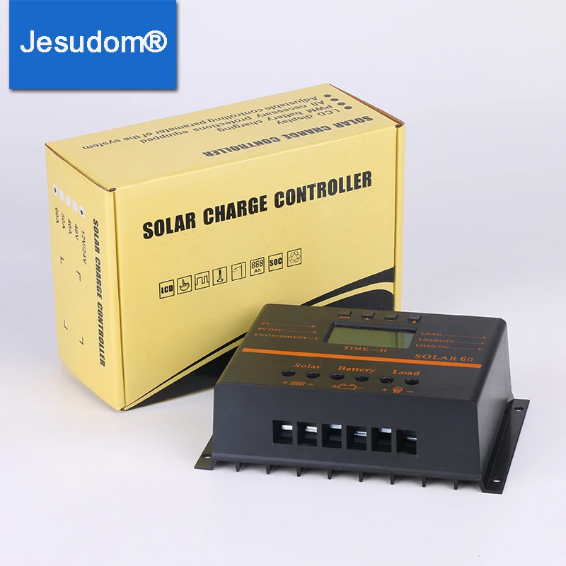 Контроллер заряда солнечной батареи 80 А солнечная панель с ЖК дисплеем 5 В usb 12 24