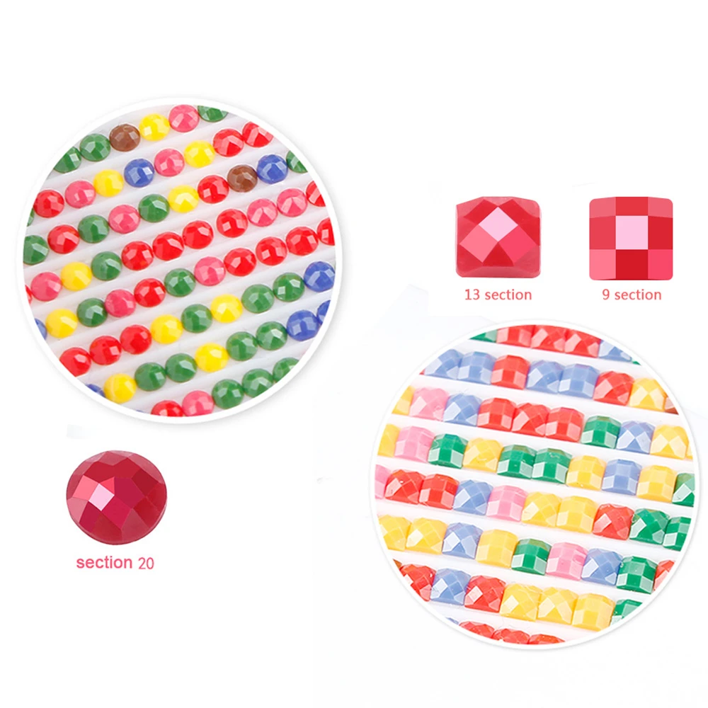 

HUACAN 5D Diamond Painting Cross Stitch Flower Full Square Round Rhinestone Picture DIY Diamond Embroidery Rose Home Decor