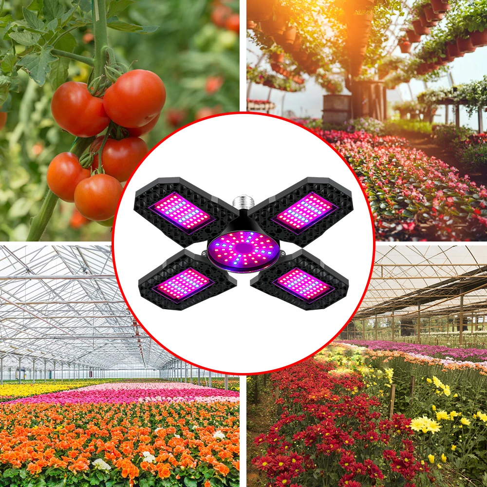 

Full Spectrum E27 LED Grow Bulb 220V Plant Light 200W 300W 400W LED Phyto Lamp For Greenhouse Flower Seeds Phytolamp Grow Box