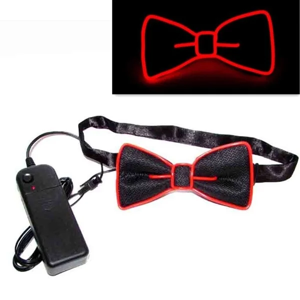 Light Up Men's Led Suspenders Bow Tie Perfect For Music Suspenders Illuminated Led Festival Costume Party images - 6