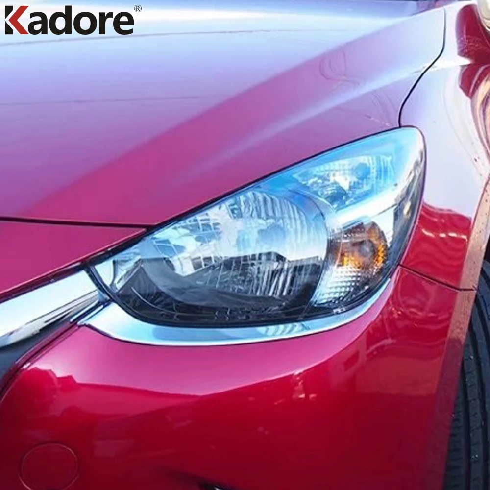 Хромиросветильник Автомобильная передняя фара для Mazda 2 DEMIO DJ 2014 2018 хэтчбека