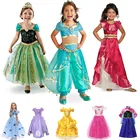 Платье принцессы для девочек, костюмы Анны, Эльзы, Белоснежки, Белоснежки, для Хэллоуина