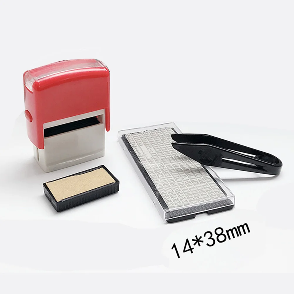 

Stamp Kit DIY Rubber Stamp Kit Personalise Self Inking Business Address Garage Name Pad Finger Paint Not Ink Included