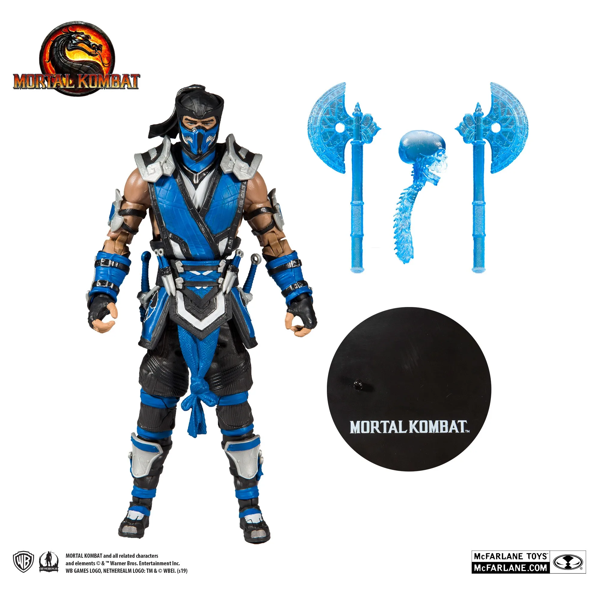 

Экшн-фигурки McFarlane Mortal Kombat Sub Zero, игрушки 17 см