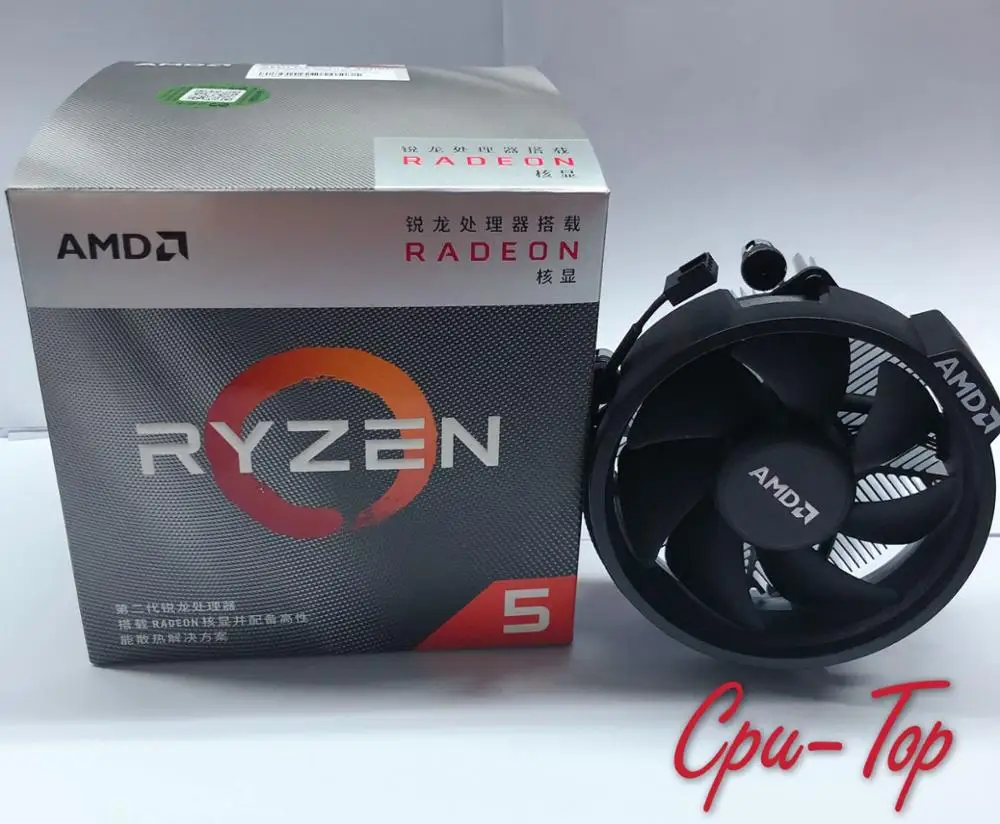 Новый AMD Ryzen 5 3400G R5 3 7 ГГц четырехъядерный Восьмиядерный процессор 65 Вт Процессор