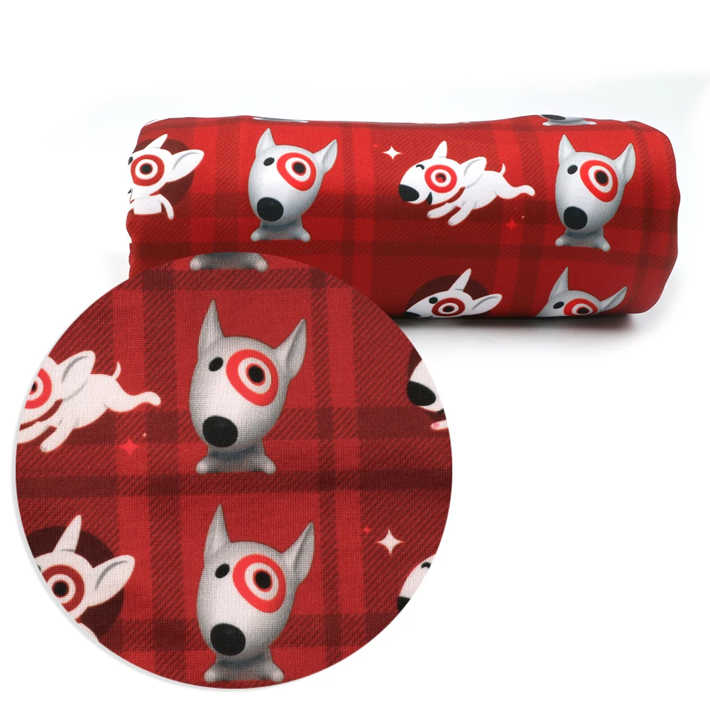 4 способа стрейч вязать Материал ткани призрак мультфильм серии лоскутного шитья