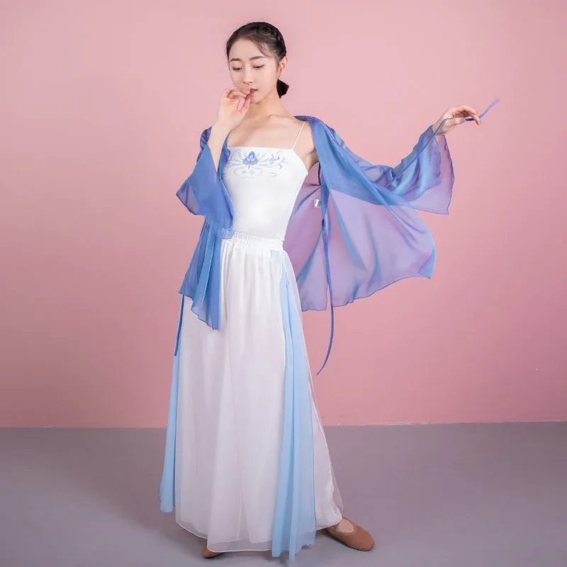 

Classical Dance Pants Women Folk Dancewear Chinese Dance Costume Fairy Clothes Rave Practice Wear Lyrical Dancer Outfit