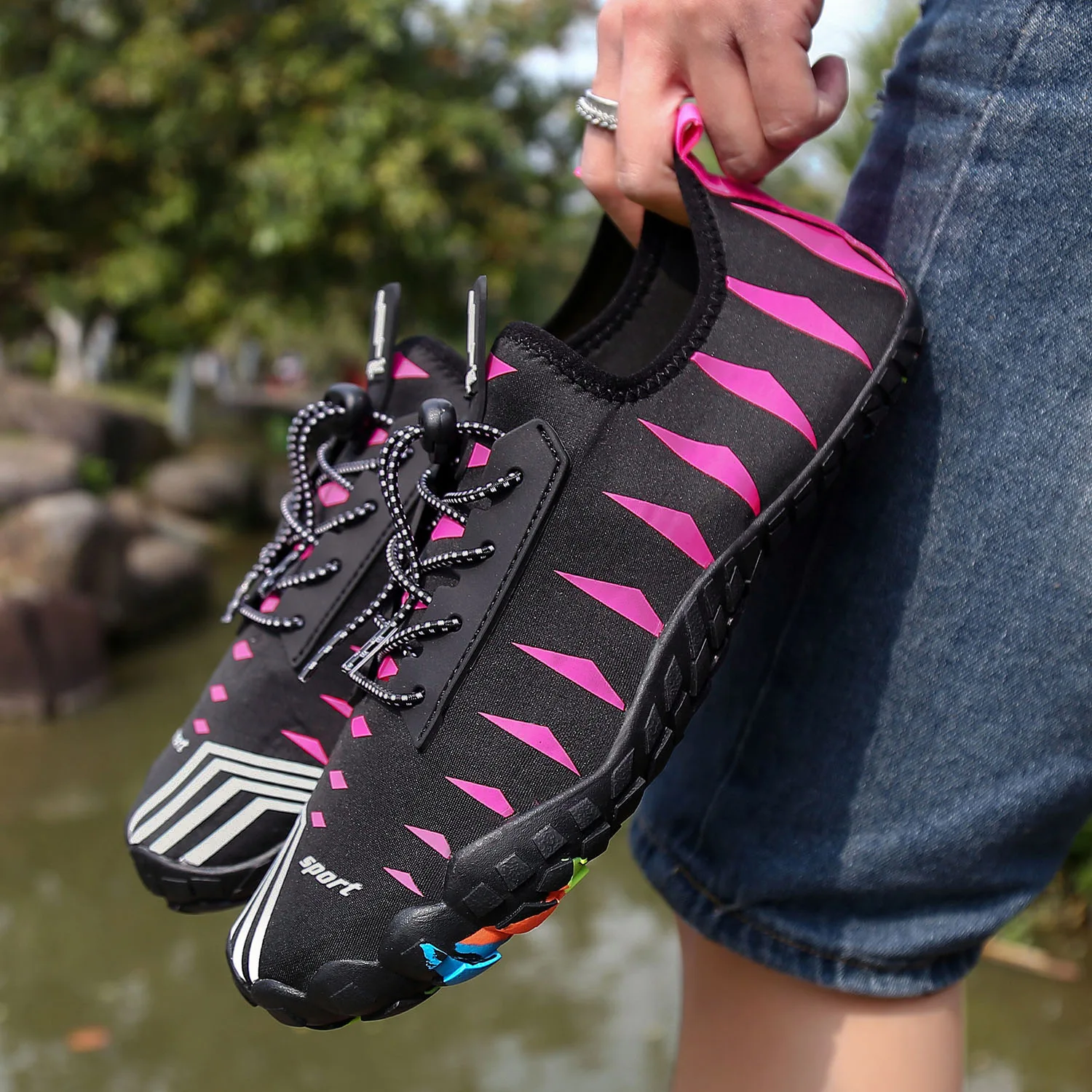 Кроссовки женские для скалолазания и дайвинга Нескользящие пляжная обувь