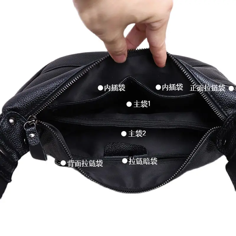 Модная женская сумка на плечо из натуральной кожи роскошная вместительная