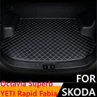 Водонепроницаемый коврик для багажника Sinjayer, коврик для багажника автомобиля, коврик для груза, коврик для SKODA Octavia Superb Fabia YETI Rapid 2007 2008-2020