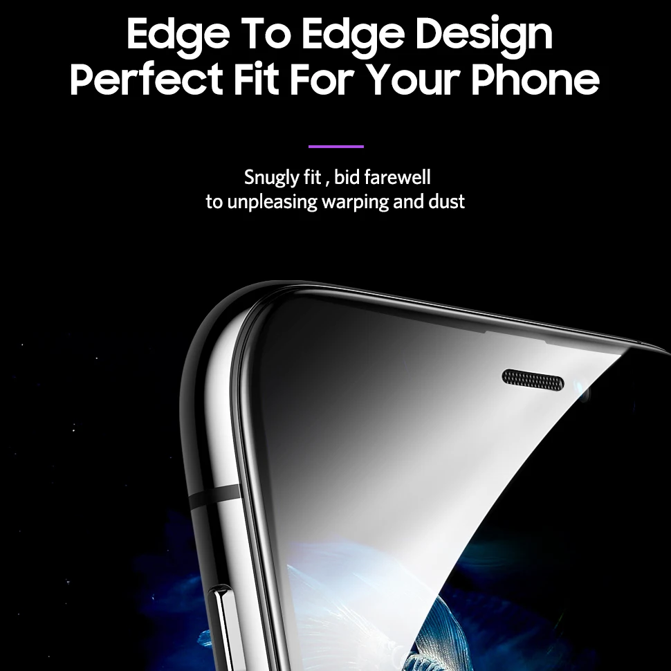 Benks Curved Edge HD Anit Blue Light Tempered Glass full cover Screen Protector Film for iPhone12 Mini 12 Pro Max ip Xs XR | Мобильные