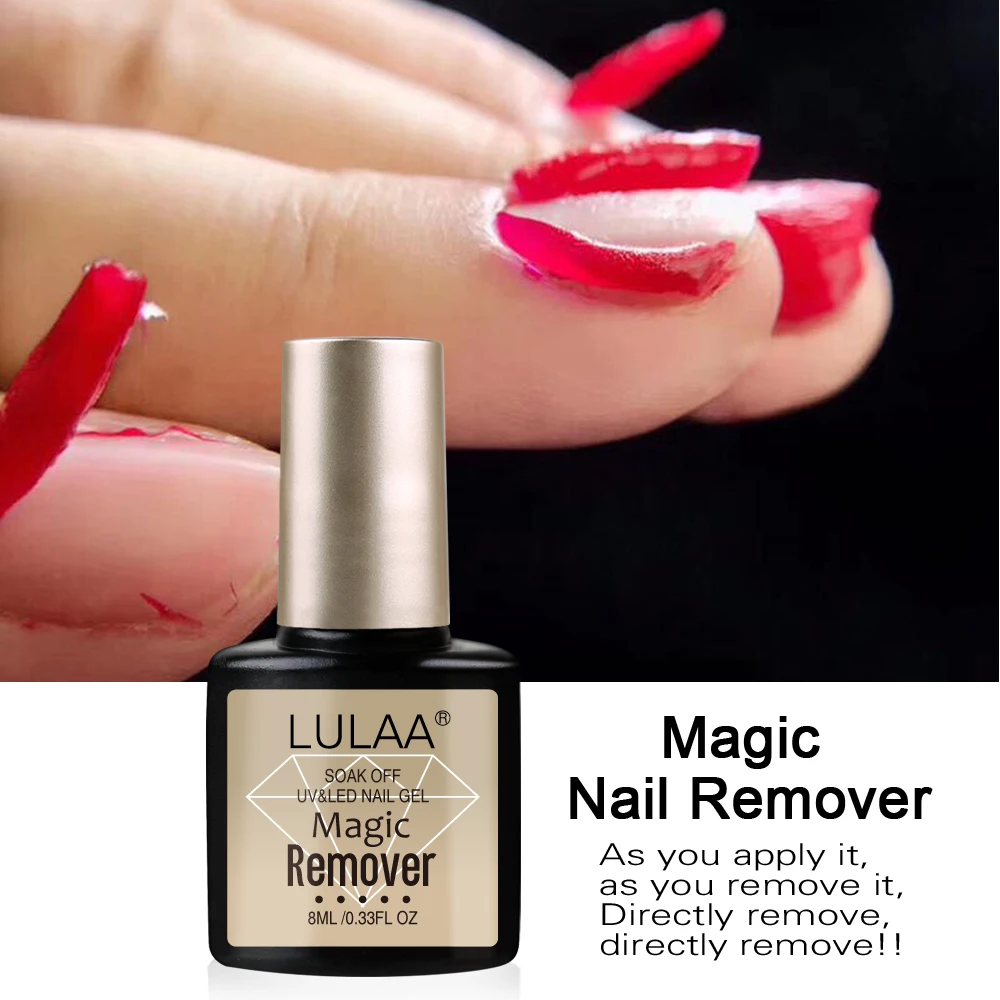 LULAA высококачественный гель для ногтей/Средство удаления лака средство магии