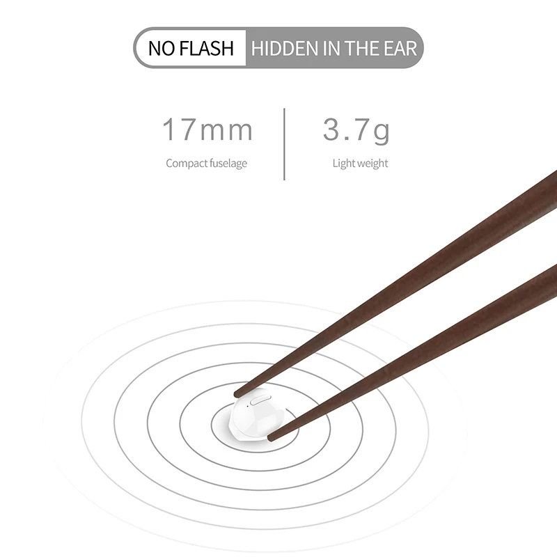 Мини Скрытая Беспроводная гарнитура с зарядным устройством Bluetooth одиночная