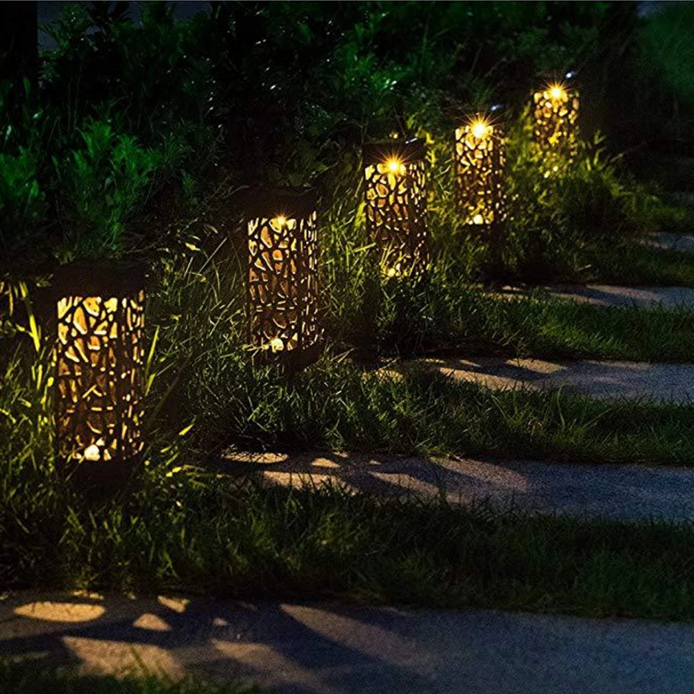 Фонарь садовый на солнечной батарее водонепроницаемый светодиодный наружный