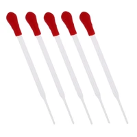 5x clear graduated transfer pasteur pipettes pipet droppers supply