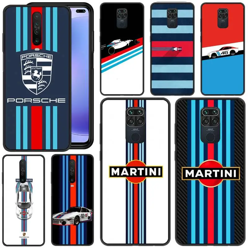 

Martini Racing Phone Case For Redmi 5 6 Plus K 7 8 9 20 30 X A Pro Note 4 5 6 7 8 9 S X A Phone Cover Coque