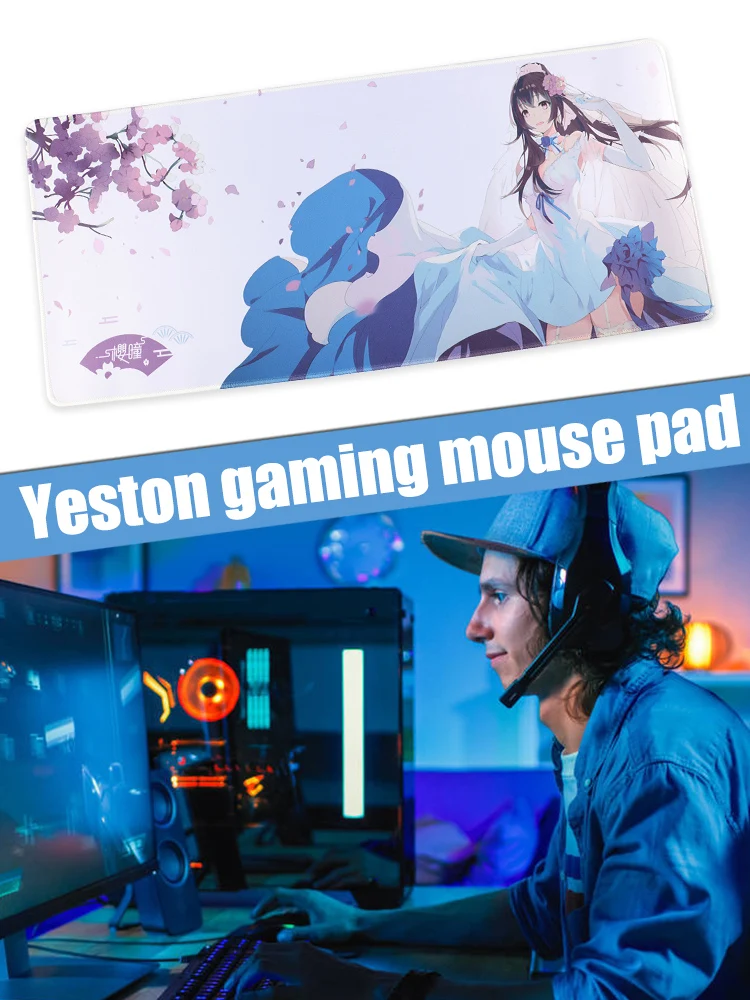 yeston mouse pad waterproof resin ultra smooth desktop mice mat for laptop notebook computer gaming office work home free global shipping