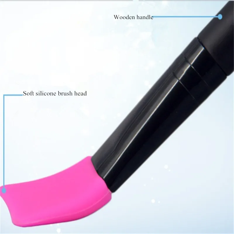 Кисть из силикагеля для макияжа кисти маски глаз лица смешивания косметические