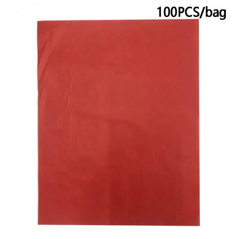 Цветная копировальная бумага формата А4 100 шт. карбоновая для рисования дома и