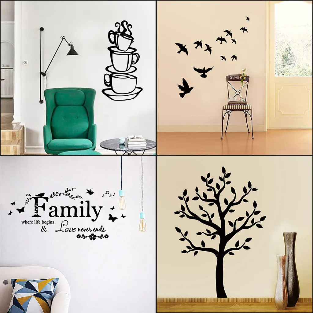 Горячие съемные кухонные правила слова цитаты наклейки на стену наклейка