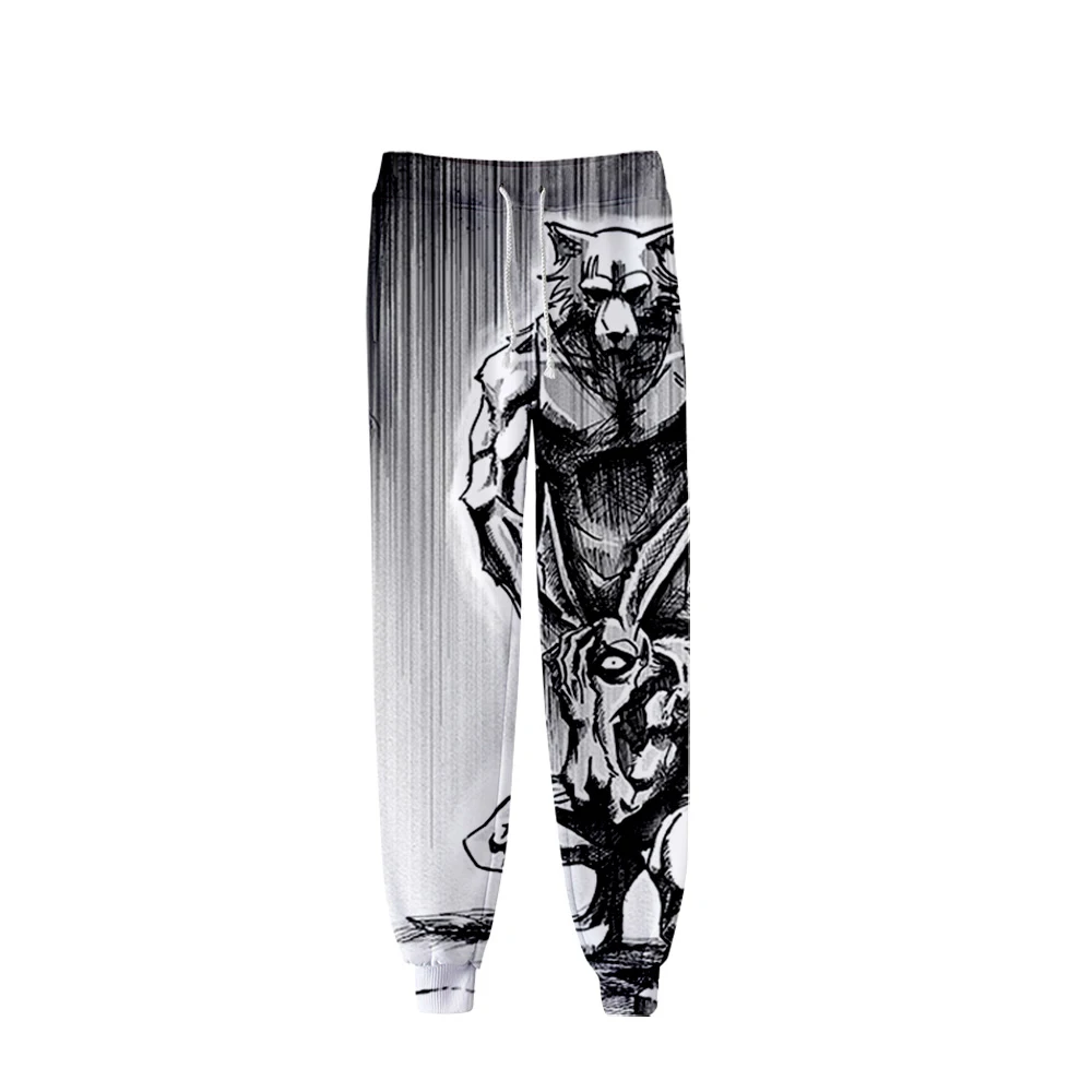 

Novelty 3D Sports Jogger Pants Beastars Cool Sports pants High Quality Fashion Casual Drawstring Straight Oversized Trousers