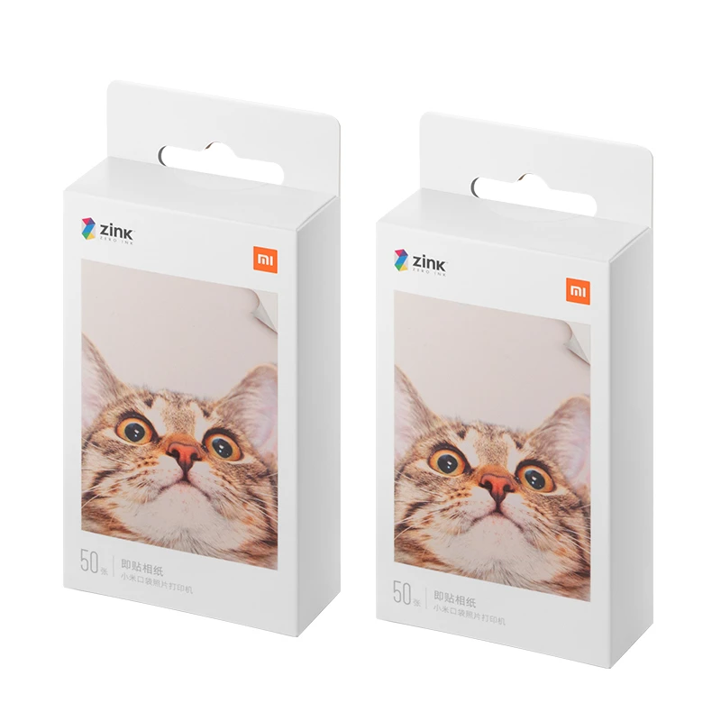 Оригинальный Xiaomi цинкованные Карманный принтер бумага самоклеящаяся