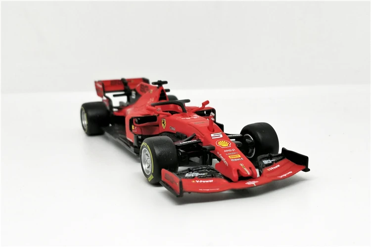 BBurago 1:43 F1 SF90#5 Sebastian Vettel#16 Charles Leclerc нормальная версия Formula one гоночный литой автомобиль