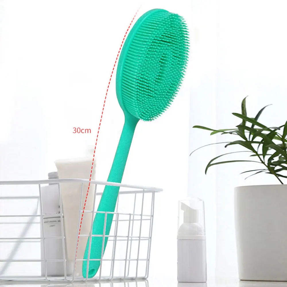 

Long Handled Bath Shower Back Brush Body Massage Skin Cleaning Shower Scrubber Bath Body Brush Dry Brush Massage for Shower Tool